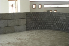 black-antique-stone-look-concrete-split-cladding-tiles-for-living-room-images
