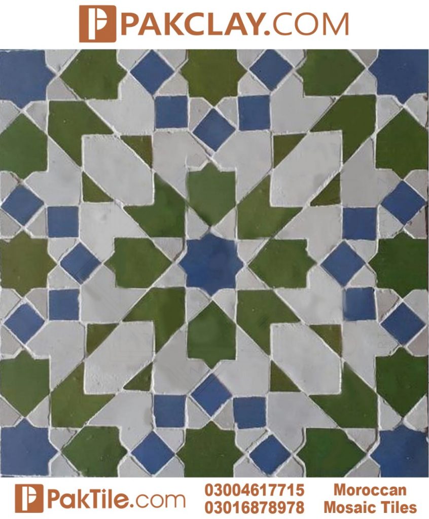 Moroccan Mosaic Glazed Tiles in Pakistan