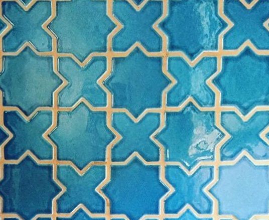 Glazed Mosaic Kitchen Wall Multani Tiles Design in Lahore Pakistan