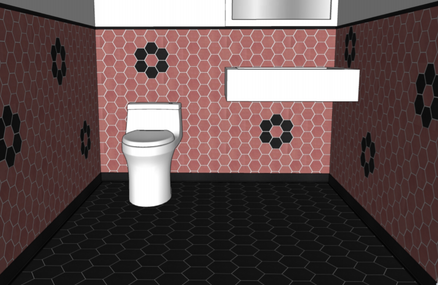 Pak Clay Pink and Black Colors Ceramic Floor and Wall Tiles Price in Pakistan