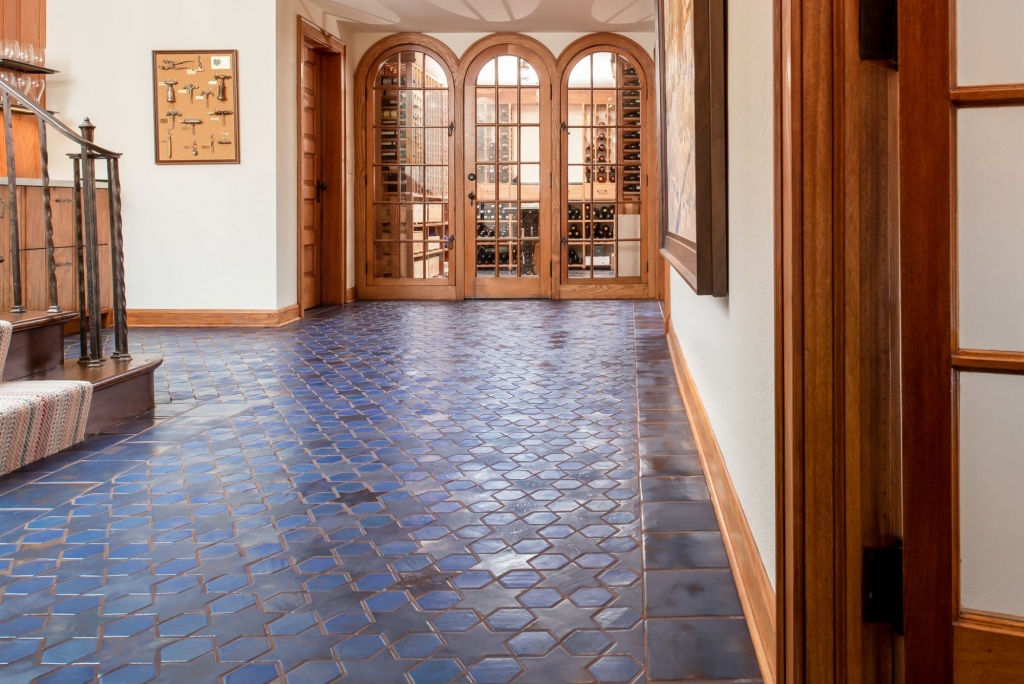 7 Color Glazed Blue Multani Tiles For Indoor Floor