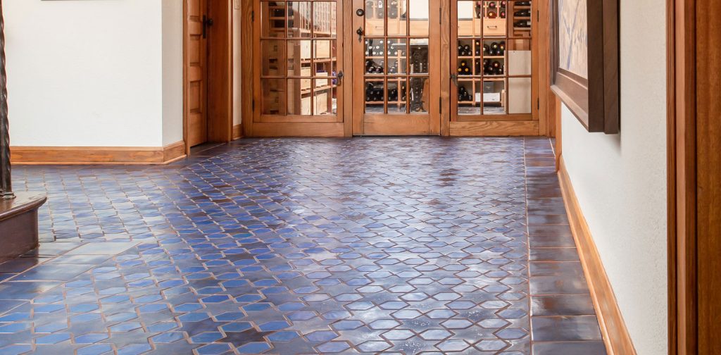 8 Colors Glazed Blue Multani Tiles For Interior Floor