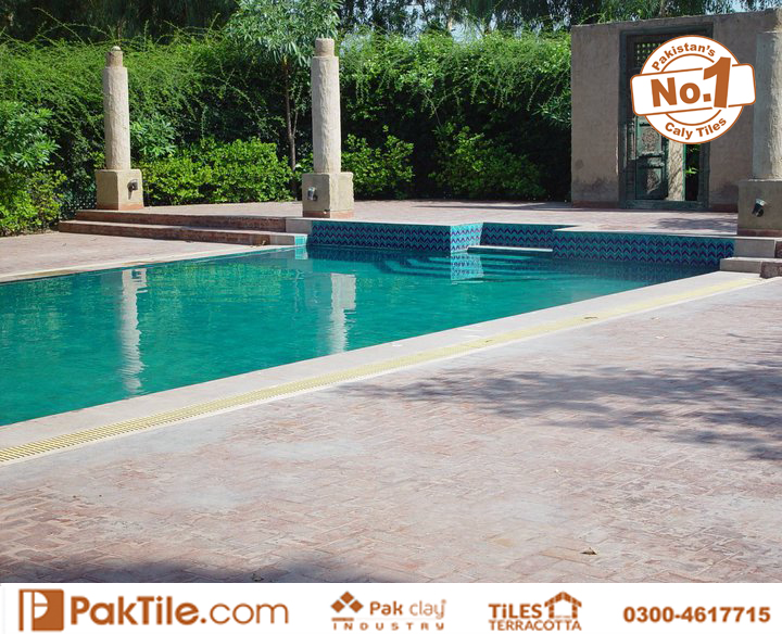 Pak Clay Swimming Pool Tiles Cost in Pakistan Available Size 2x2 inch 3x3 4x4 6x6 inch