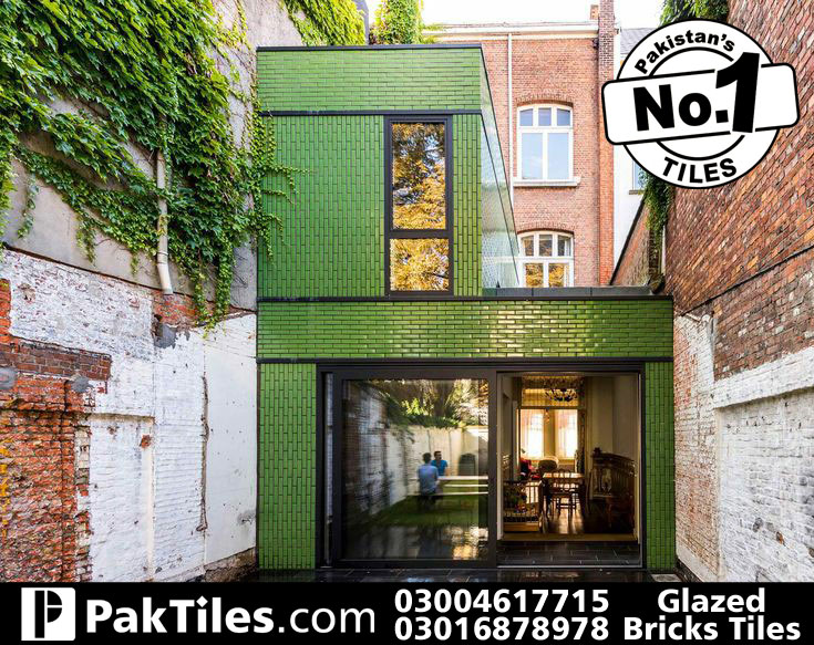Glazed bricks wall tile designs