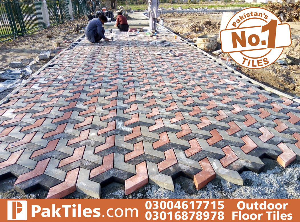 outdoor floor tiles design