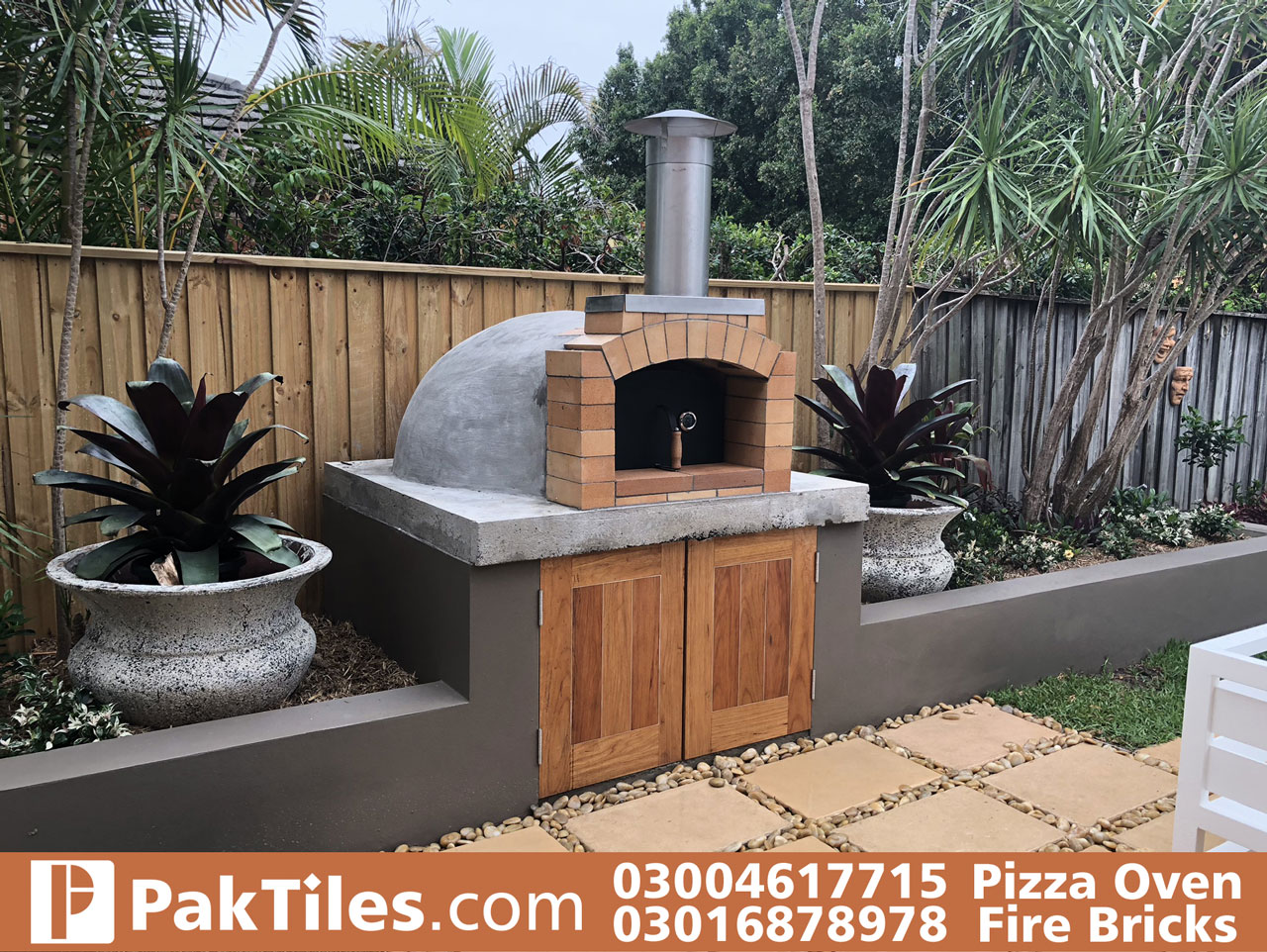 Outdoor wood fired pizza oven fire bricks in karachi