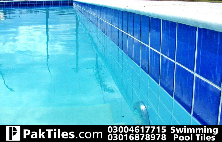 Swimming pool mosaic tiles