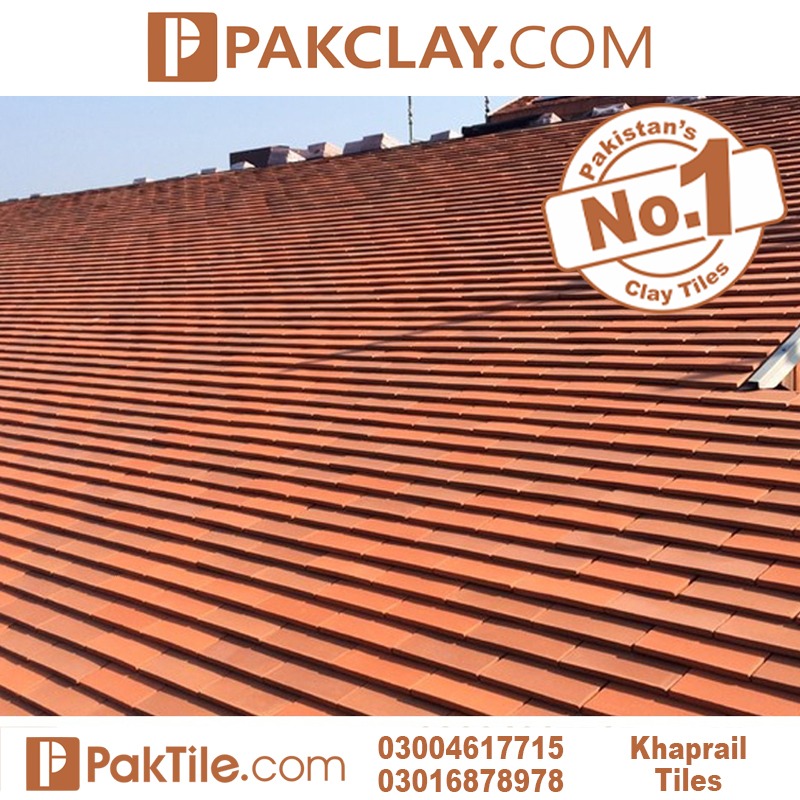 Red Color Khaprail tiles in Rawalpindi