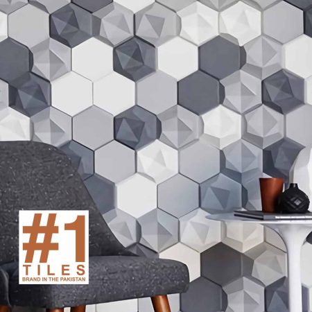 7 Pak Clay Cement Wall 3D Bathroom Tiles Design