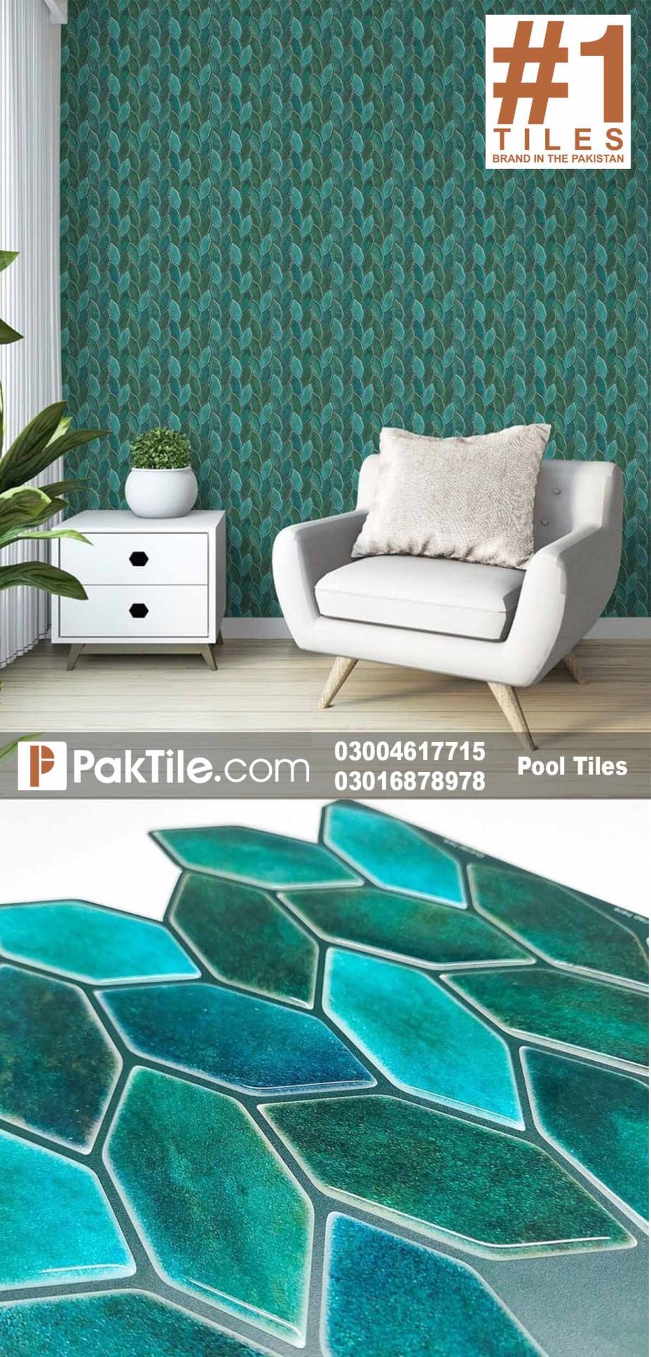 Pak Clay Moroccan Mosaic Livingroom Tiles Design