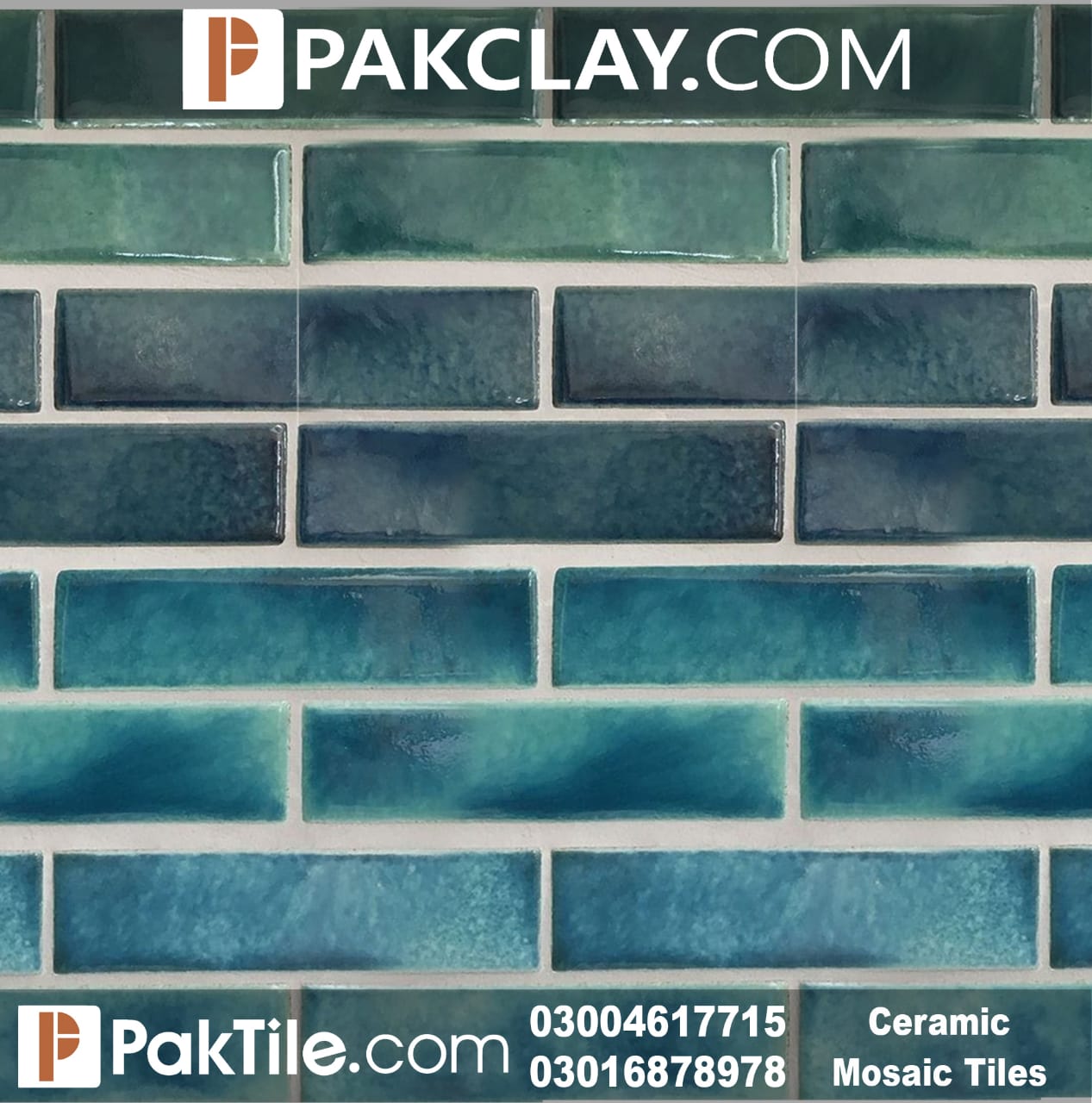 Pak Clay Porcelain Mosaic Wall Tiles