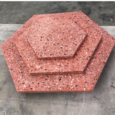 Red Terrazzo tiles Sizes