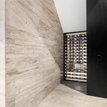 Travertine marble tiles for interior walls