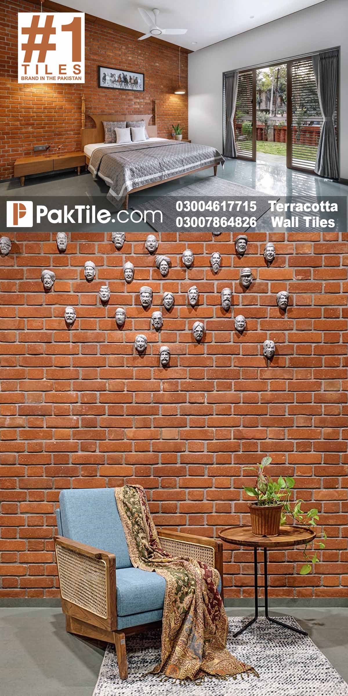 Pak Clay Brick Wall Tiles Design