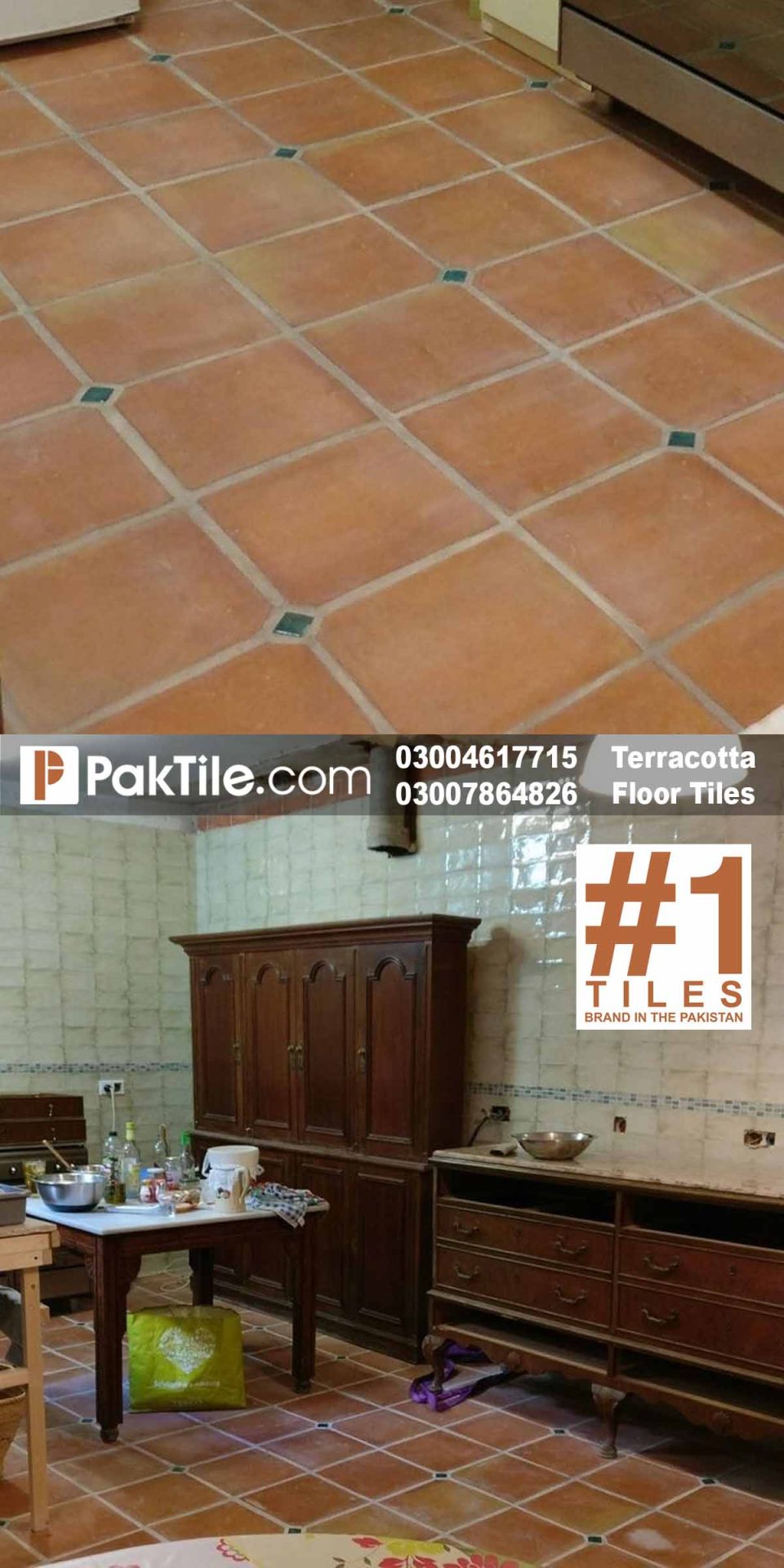 Pak Clay Terracotta Floor Tiles Design