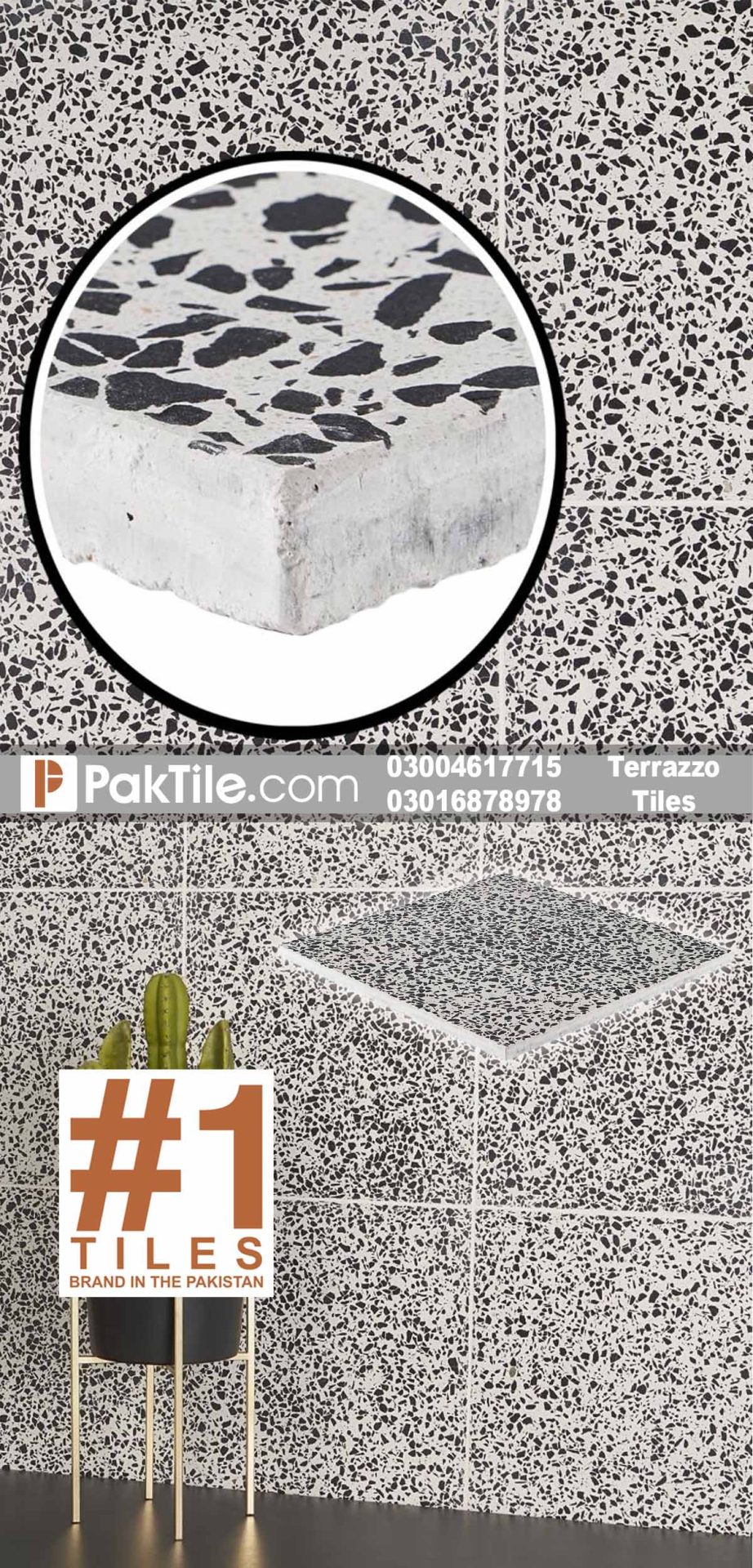 Terrazzo floor and wall tiles design in pakistan