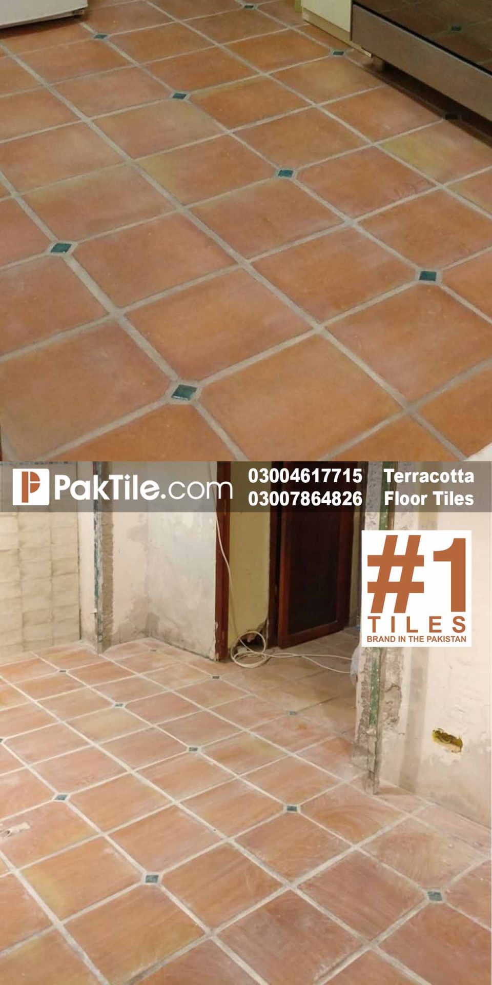 Pak Clay Terracotta Floor Tiles Design in Pakistan