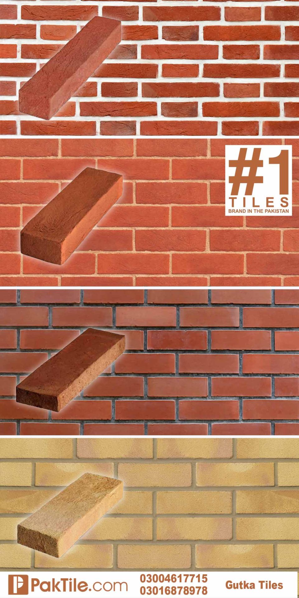 Brick Wall Tiles in Karachi