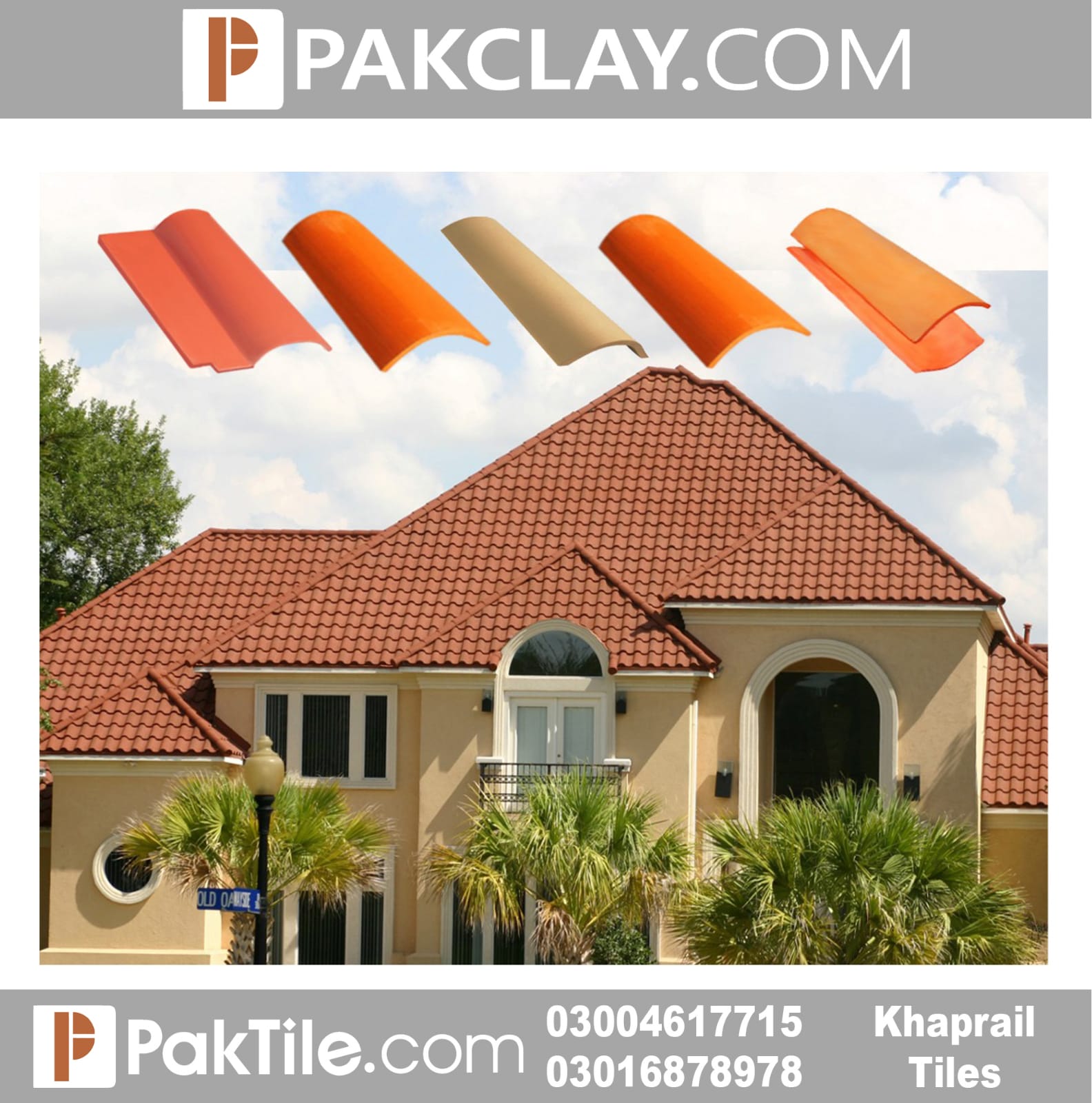 Pak Clay Khaprail Tiles Types