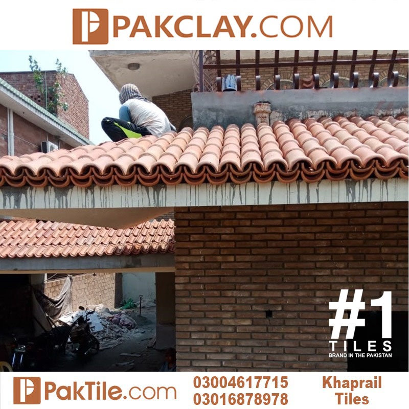 Installation khaprail tiles Design