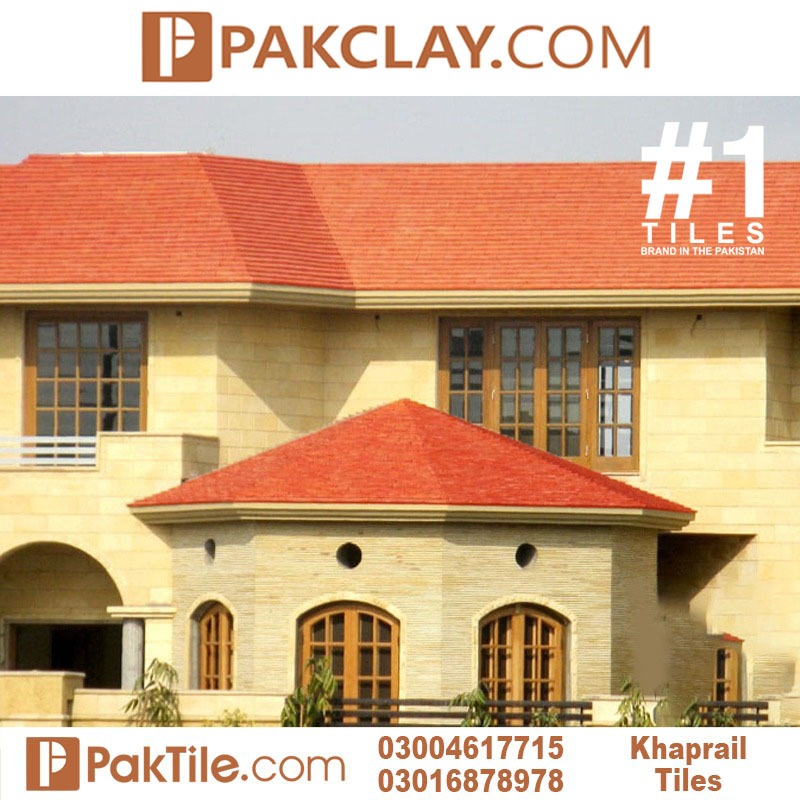 Installation khaprail tiles in Pakistan