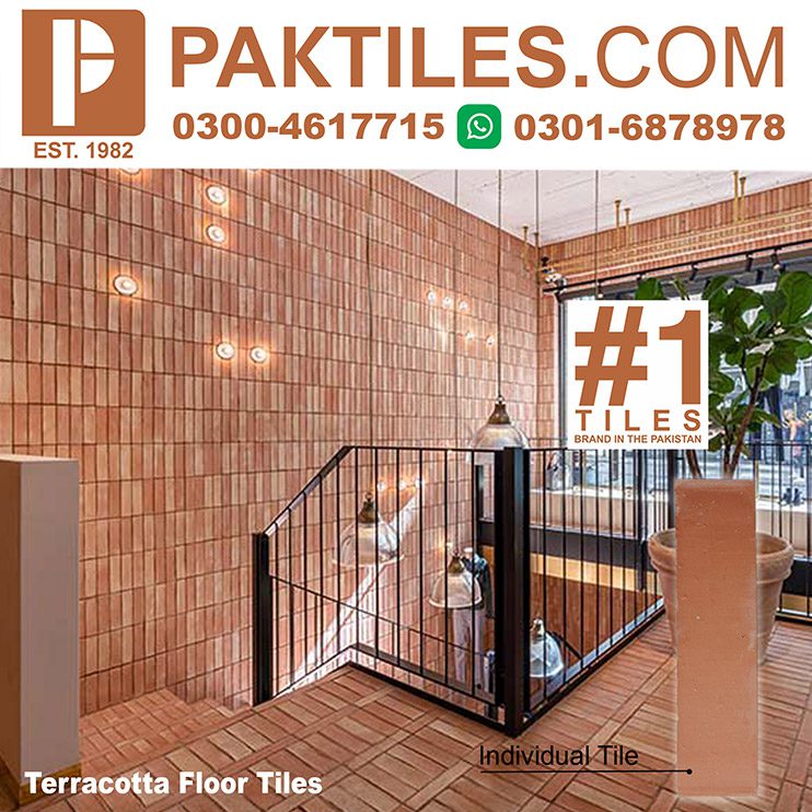 2 Red Terracotta Bricks Wall Gutka Tiles In Nawabshah