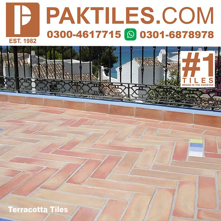 Red Bricks Floor Gutka Tiles Design In Sukkur Pakistan